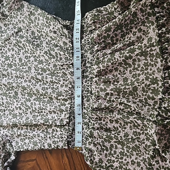 Heartloom Benet Green Floral Tiered Dress Size Large - Picture 13 of 15